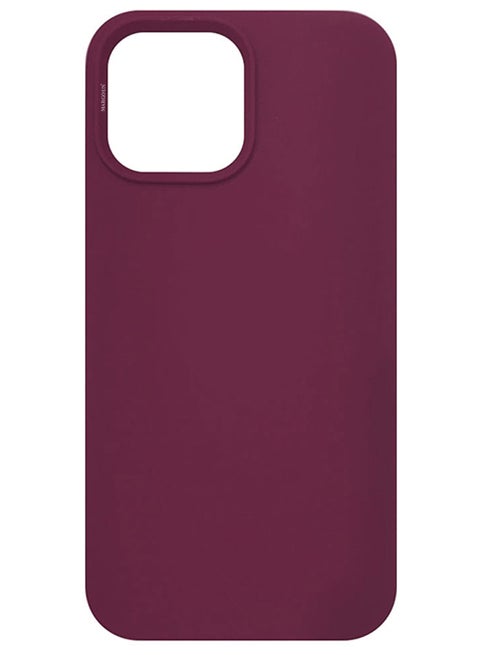 Protective Soft Silicone Case Cover For iPhone 13 Pro Max Rose Red