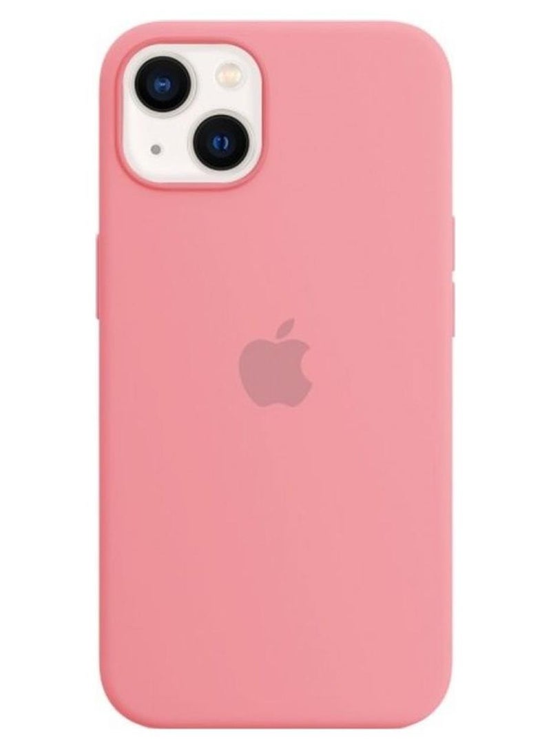 MARGOUN Protective Soft Silicone Case Cover for iPhone 13 Chalk Pink - Image 1