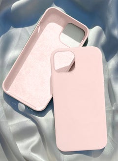 MARGOUN Protective Soft Silicone Case Cover For iPhone 13 Sand Pink  - Image 4