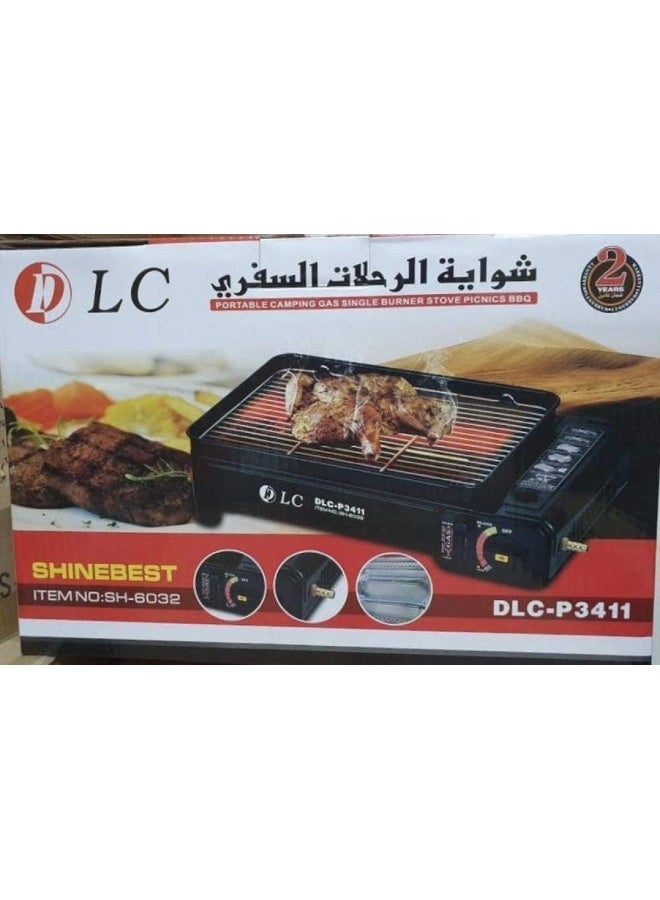 DLC Portable BBQ Gas Stove For Camping 43cm 43cm - Image 2