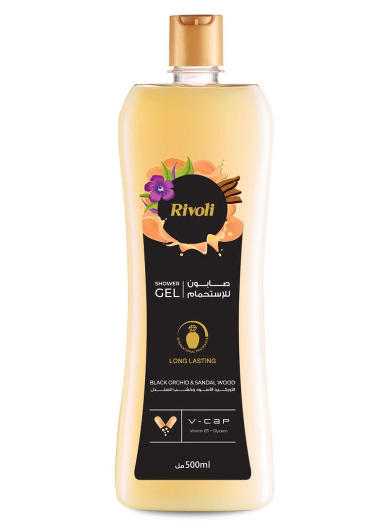 ريفولي جل الاستحمام الأوركيد الأسود وخشب الصندل