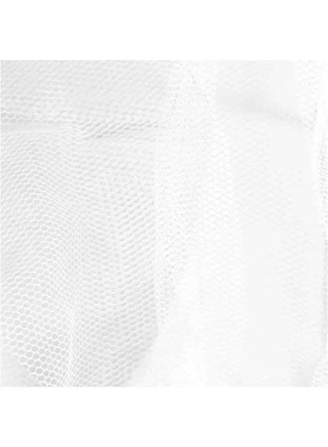 hauck Protect Me Universal Mosquito Net For Infant Car Seats, Prams, Pushchairs And Travel Cots, Insect Net With Elastic Edging, White