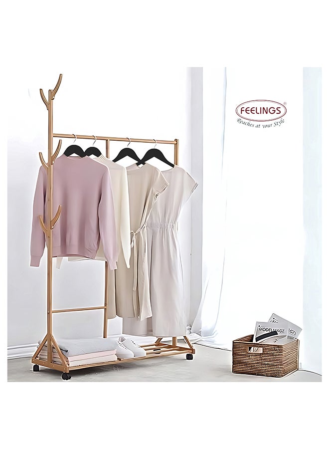 Feelings - Wooden Hangers 12 Pcs Set Black 45cm - Image 1