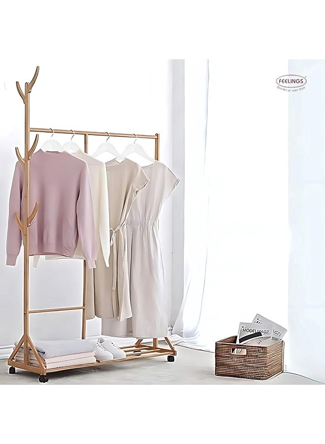 Feelings Wooden Hangers 12 Pcs Set White 45cm  - Image 4