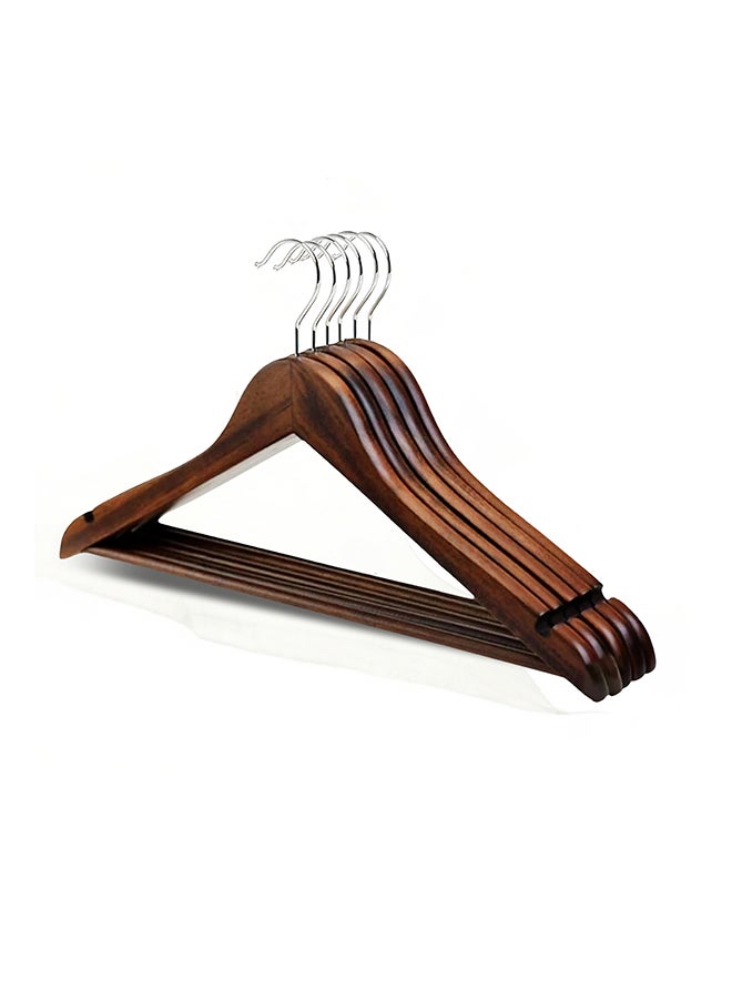 Feelings Wooden Hangers 12 Pcs Set Brown 45cm  - Image 1