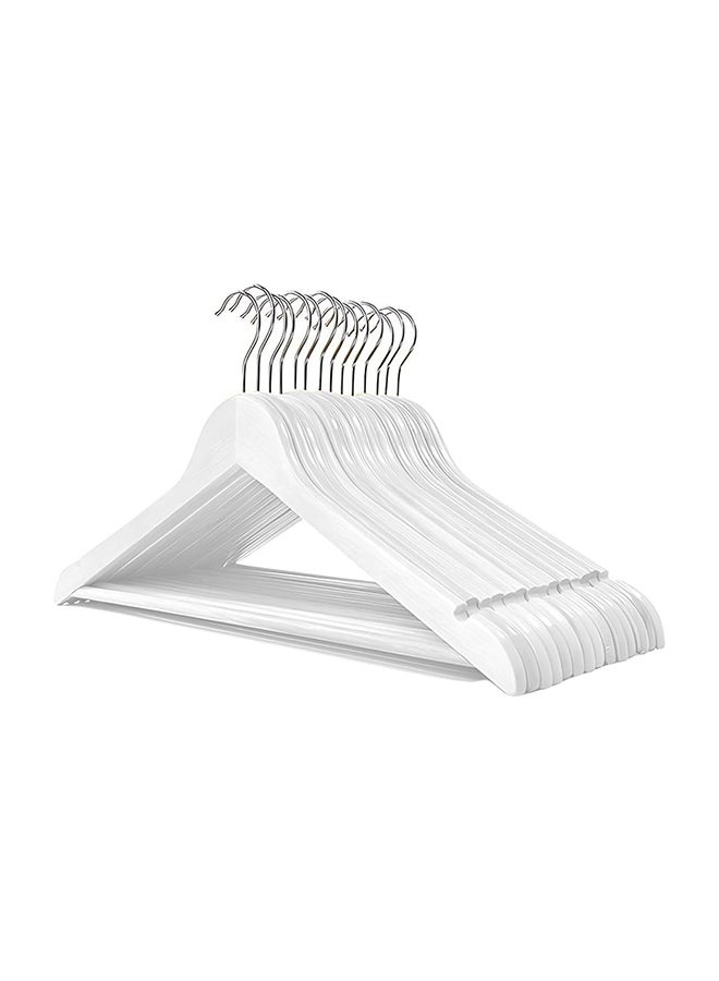 Feelings Wooden Hangers 24 Pcs Set White 45cm  - Image 1