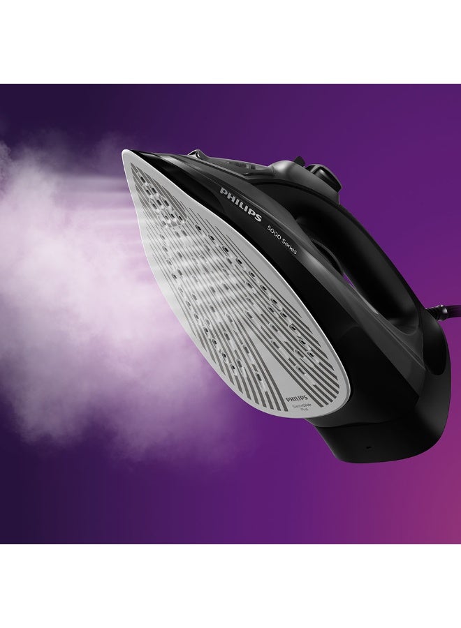 فيليبس جهاز كي بالبخار سلسلة 5000 - 45 جرام/دقيقة بخار مستمر، 320 ml 2600 W DST5040/86 منتج بلون أسود - Image 4