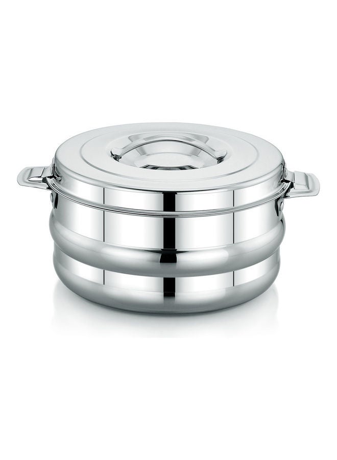 Royalford Galaxy Double Wall SS Hot Pot Silver 
