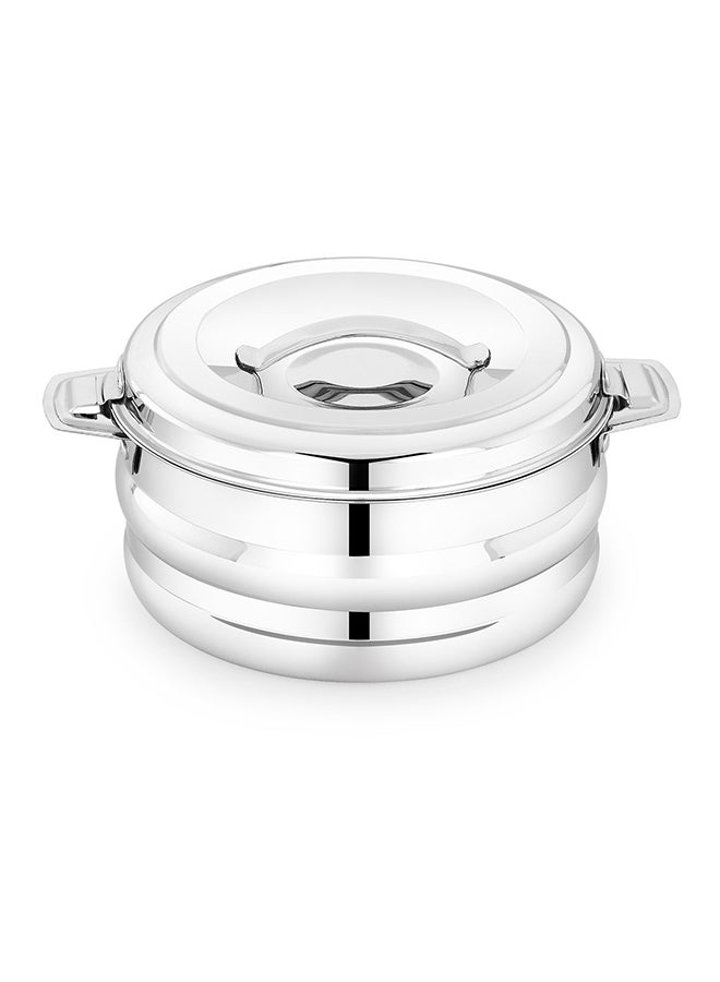 Royalford - Galaxy Double Wall SS Hot Pot Silver - Image 1
