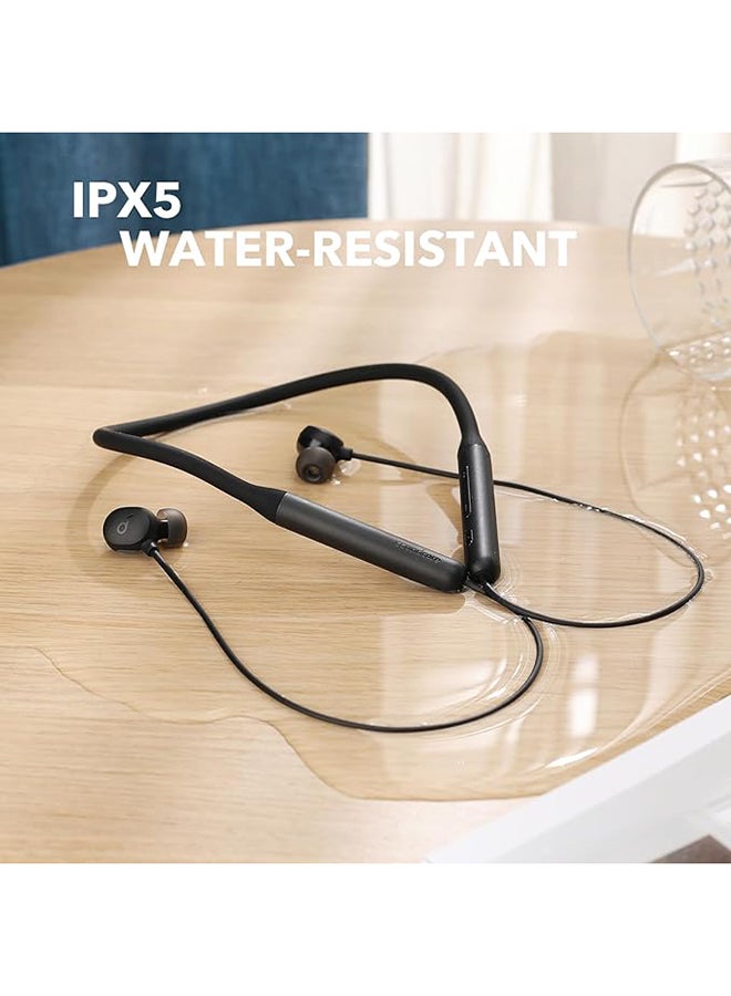 Soundcore - Life U2i Bluetooth Neckband Headphones with 24 H Playtime, 10 mm Drivers, Crystal-Clear Calls with CVC 8.0, USB-C Fast Charging, Foldable & Lightweight Build, IPX5 Waterproof Black - Image 1