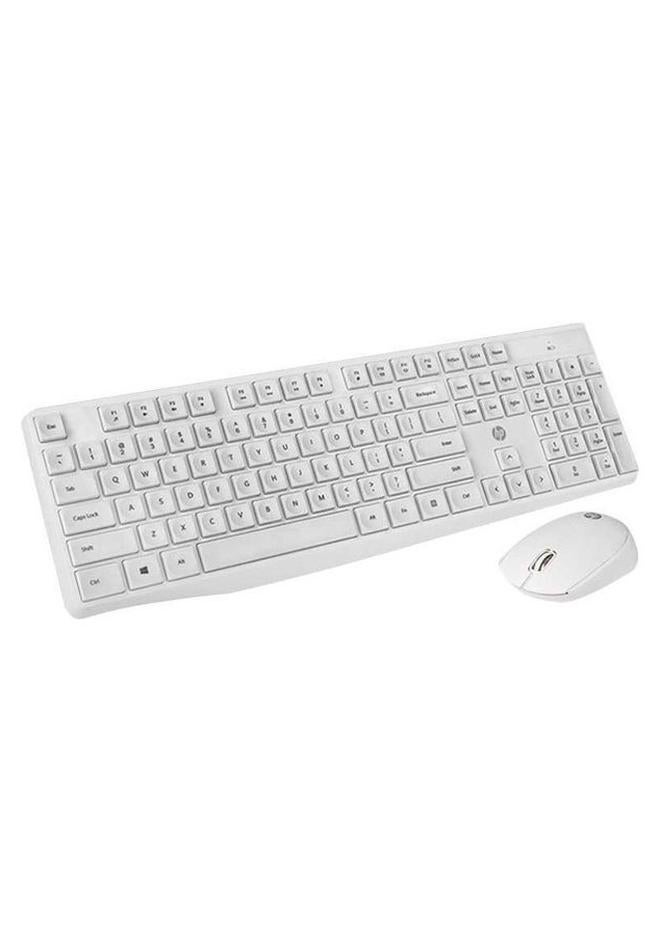HP Wireless Keyboard and Mouse Combo Set White - Image 1