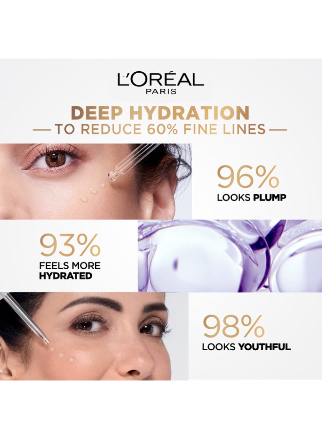 L'OREAL PARIS - Hyaluron Expert Replumping Serum With Hyaluronic Acid-Reduces fine lines  - Clear 50ml - Image 1