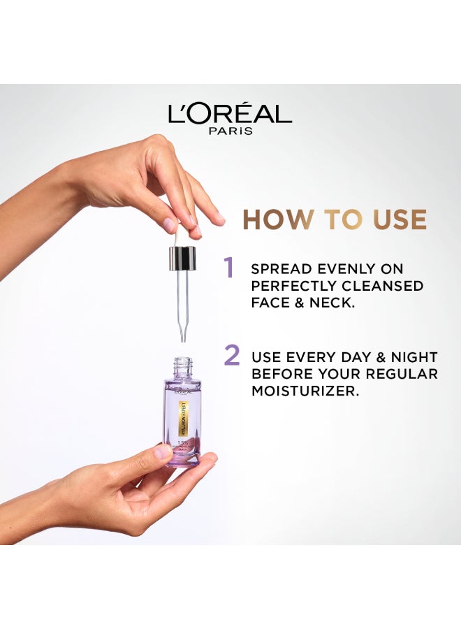 L'OREAL PARIS - Hyaluron Expert Replumping Serum With Hyaluronic Acid-Reduces fine lines  - Clear 50ml - Image 1