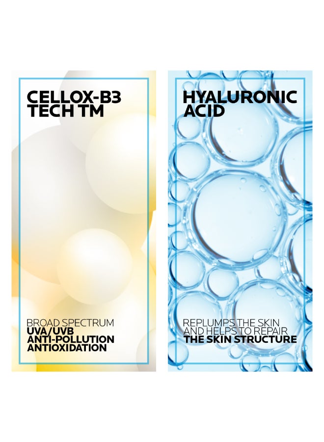 لاروش بوزيه أنثيليوس إيج كوريكت واقي شمسي غير مرئي مضاد للشيخوخة بعامل حماية من الشمس 50 مع نياسيناميد أبيض 50 مل ابيض 50ملليلتر - Image 2