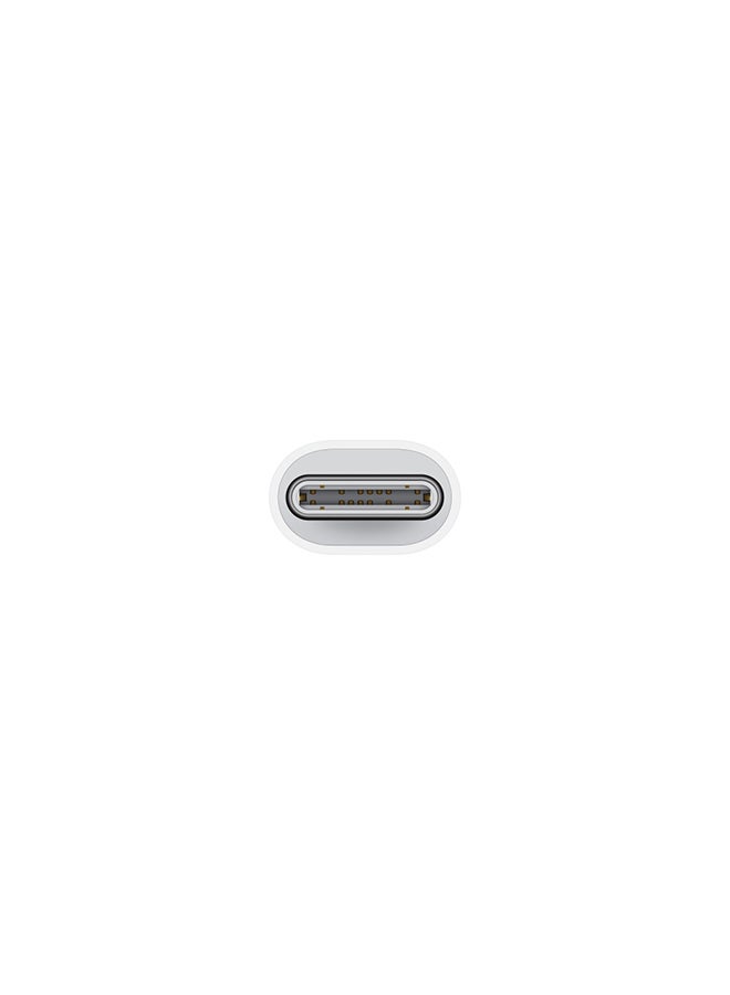 Apple - USB-C to Lightning Adapter White - Image 1