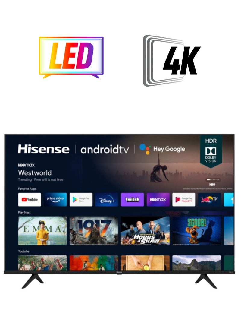 Hisense 65-Inch VIDAA 4K UHD Smart Television 65A62GS Black  - Image 1