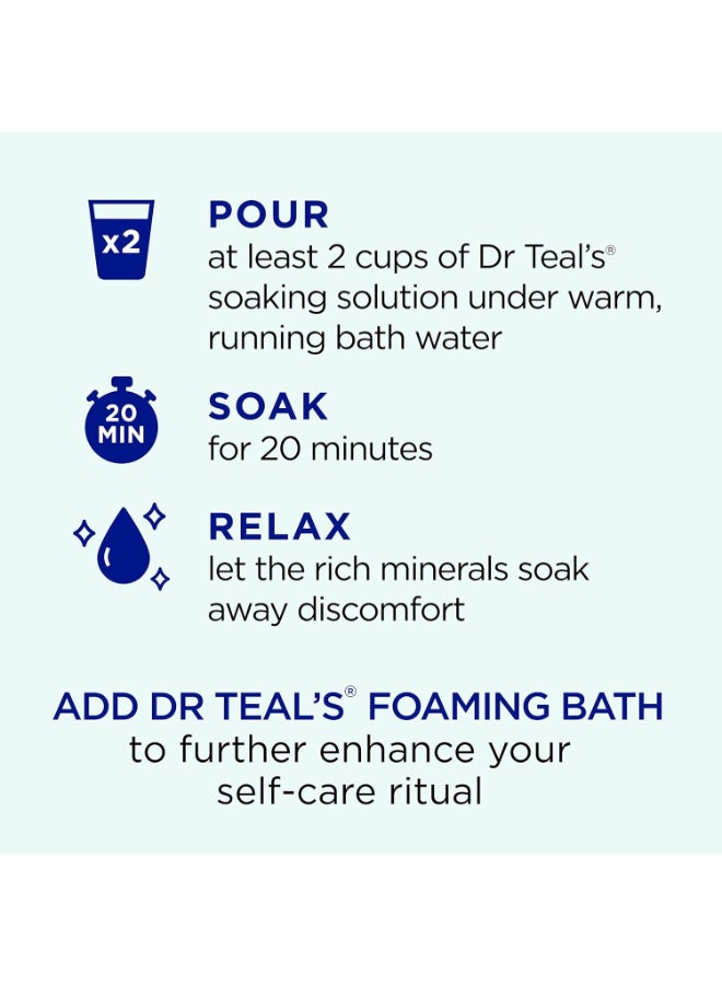 Dr Teal's Epsom Bath Salt Witch Hazel & Aloe Vera 1.36kg  - Image 4