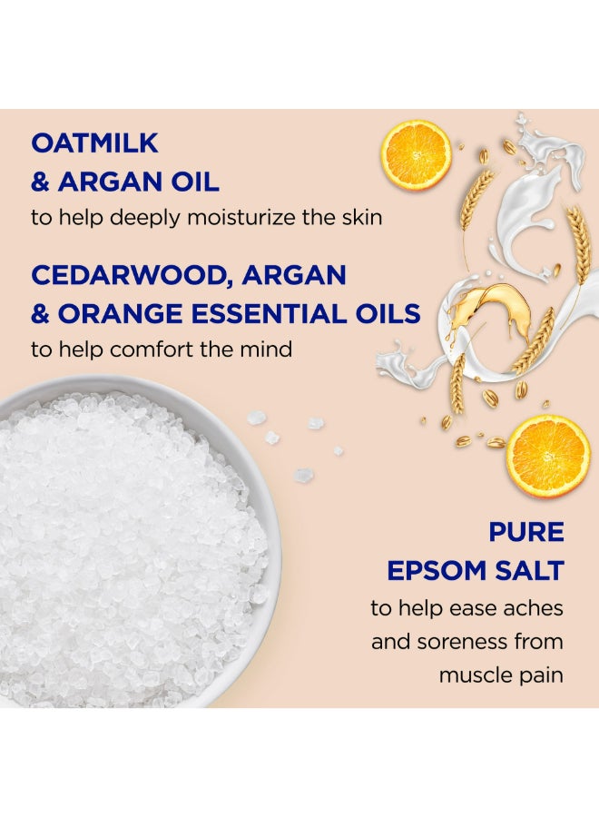 Dr Teal's - Epsom Bath Salt Oat Milk & Argan Oil 1.36kg - Image 1
