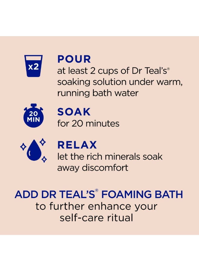 Dr Teal's - Epsom Bath Salt Oat Milk & Argan Oil 1.36kg - Image 1