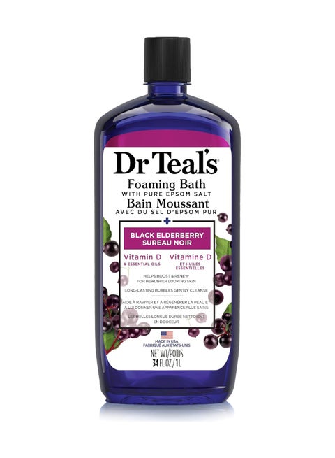 Foaming Bath With Epsom Salt Black Elderberry 1000ml
