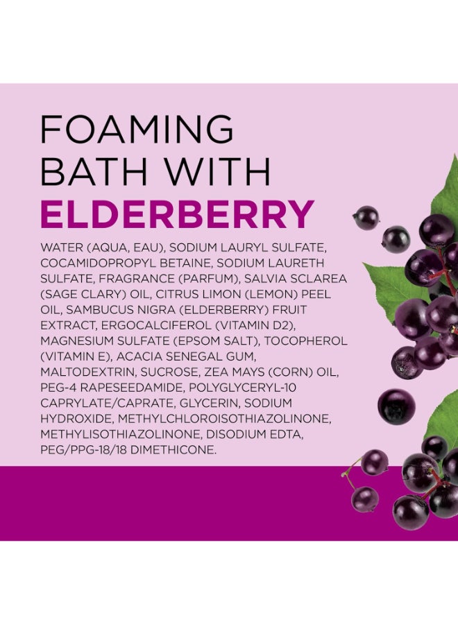 Dr Teal's - Foaming Bath With Epsom Salt Black Elderberry 1000ml - Image 1