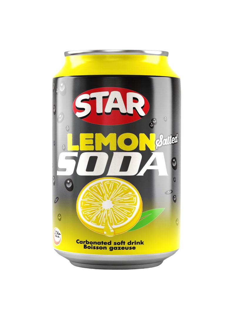 Star Soda Salted Can Lemon Can Lemon 300ml Pack of 6 - Image 2