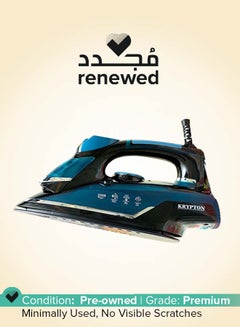 KRYPTON Ceramic Steam Iron, Stream Rate Of 15g/Min 2800 W KNSI6351 2800 W KNSI6351 Blue&Black  - Image 1
