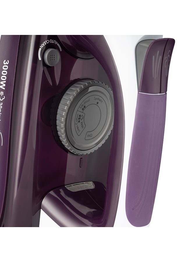 كريبتون أداة كي بخار سيراميك، معدل التدفق 15 غرام/الدقيقة 3000 W KNSI6351 أزرق/أسود - Image 4
