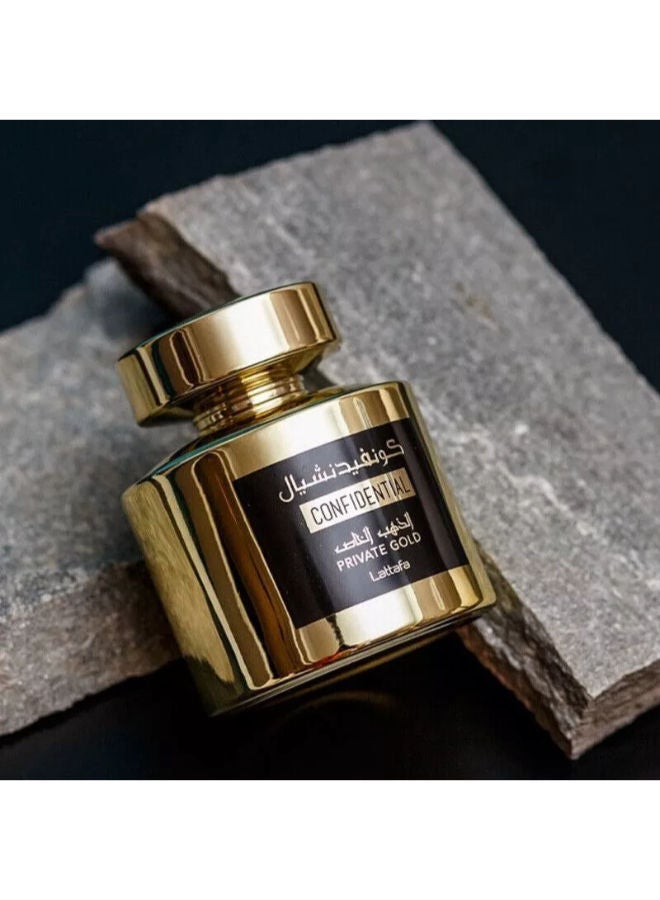 Lattafa - Confidential Private Gold EDP 100ml - Image 1
