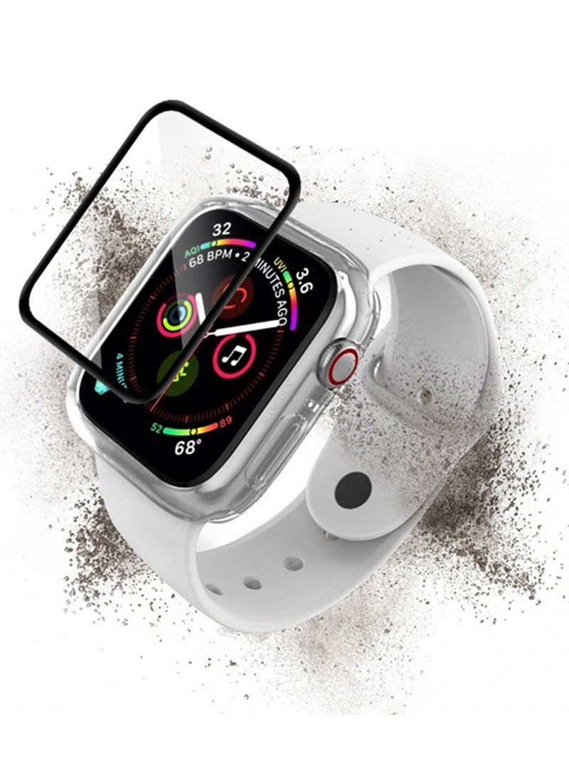 MARGOUN - 2-Pack Screen Protector With Protective Case 41mm For Apple Watch Series 7 41mm Clear - Image 1