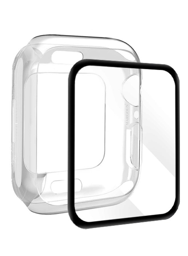 MARGOUN - 2-Pack Screen Protector With Protective Case 41mm For Apple Watch Series 7 41mm Clear - Image 1