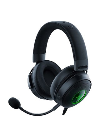 Razer Kraken V3 Wired USB Gaming Headset - Triforce Titanium 50mm Drivers, Hybrid Fabric & Leatherette Memory Foam Cushions, Detachable HyperClear Mic - Black - pnsku/N52156890A/45/_/1695751460/35d1756a-9c5f-4108-a82e-e42f0e700534