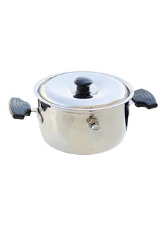 TAJ Stainless Steel Double Wall Milk Cooker Boiler Silver 