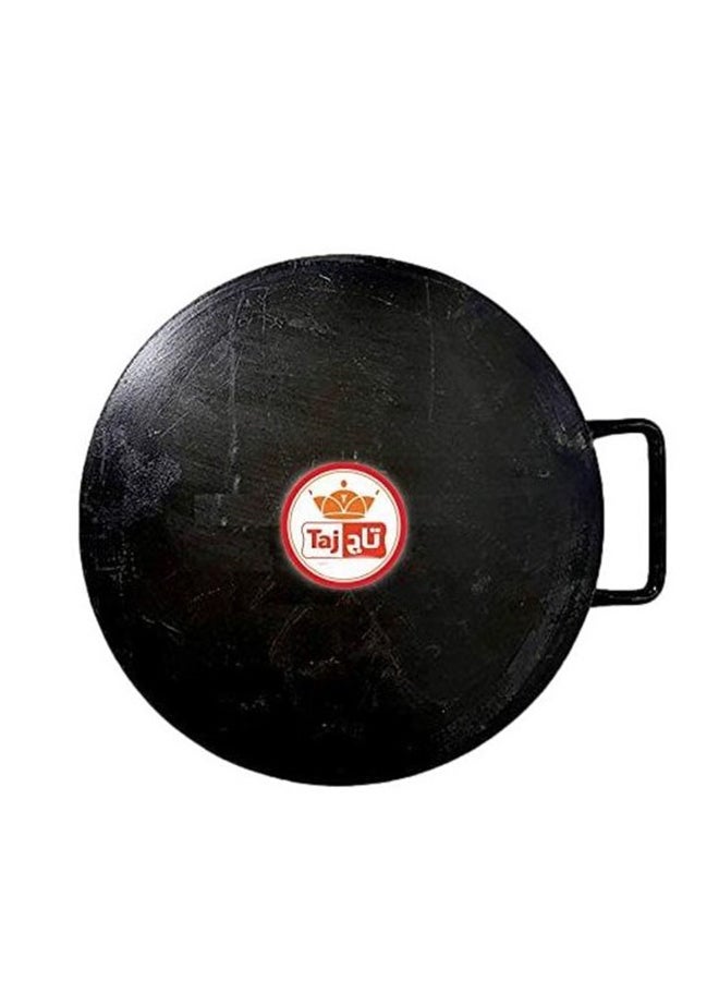 TAJ Iron Flat Round Dosa Tawa Black 16inch 