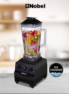 Commercial Blender with 2 Litre Unbreakable Jar, Stepless Speed Control & 6pcs Ice Crushing Cutting Blades with Over Heat Protection 2 L 1350 W NB550COM Black