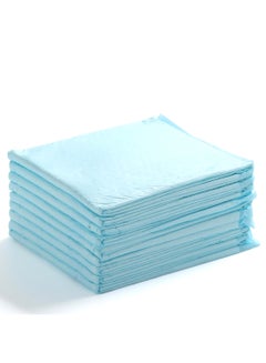 Little Story Pack Of 100 Portable Disposable Diaper Changing Soft Waterproof Mats - Blue  - Image 2