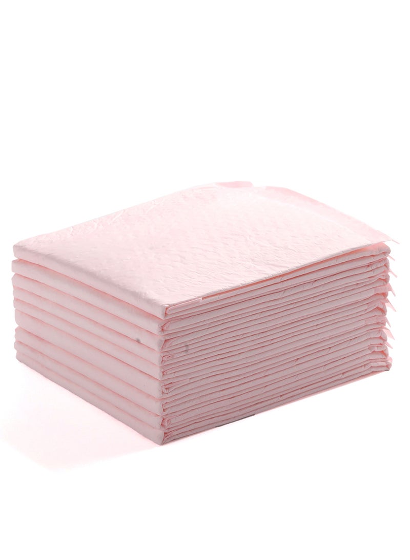 Little Story Pack Of 100 Portable Disposable Diaper Changing Soft Waterproof Mats - Pink  - Image 3