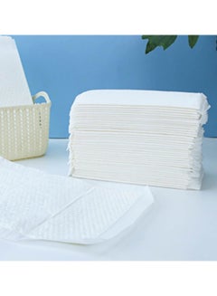 Little Story Pack Of 100 Portable Disposable Diaper Changing Soft Waterproof Mats - White  - Image 4