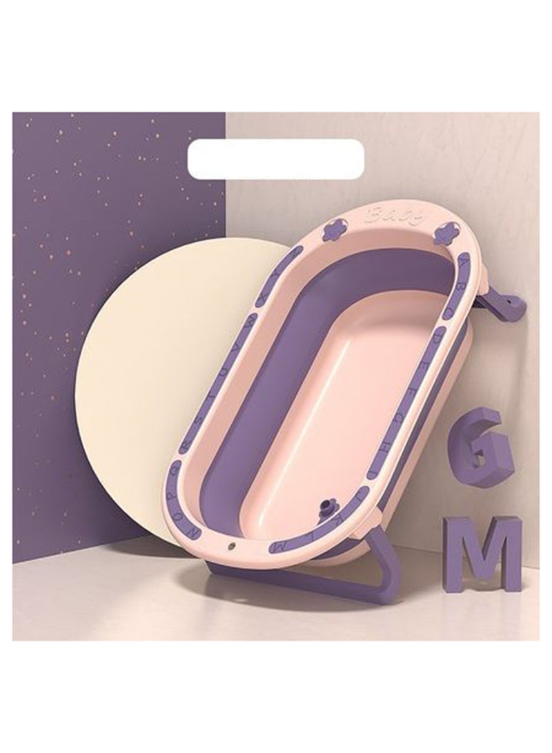 Eazy Kids Folding Bath Tub For Newborn With Soft Edges, 0-6 Years, Purple  - Image 5