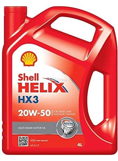 Helix hx3 Red 20W-50, Motor Oil 4Liter