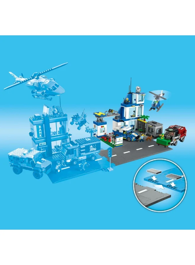 LEGO LEGO 60316 City Police Police Station Building Toy Set (668 Pieces)
