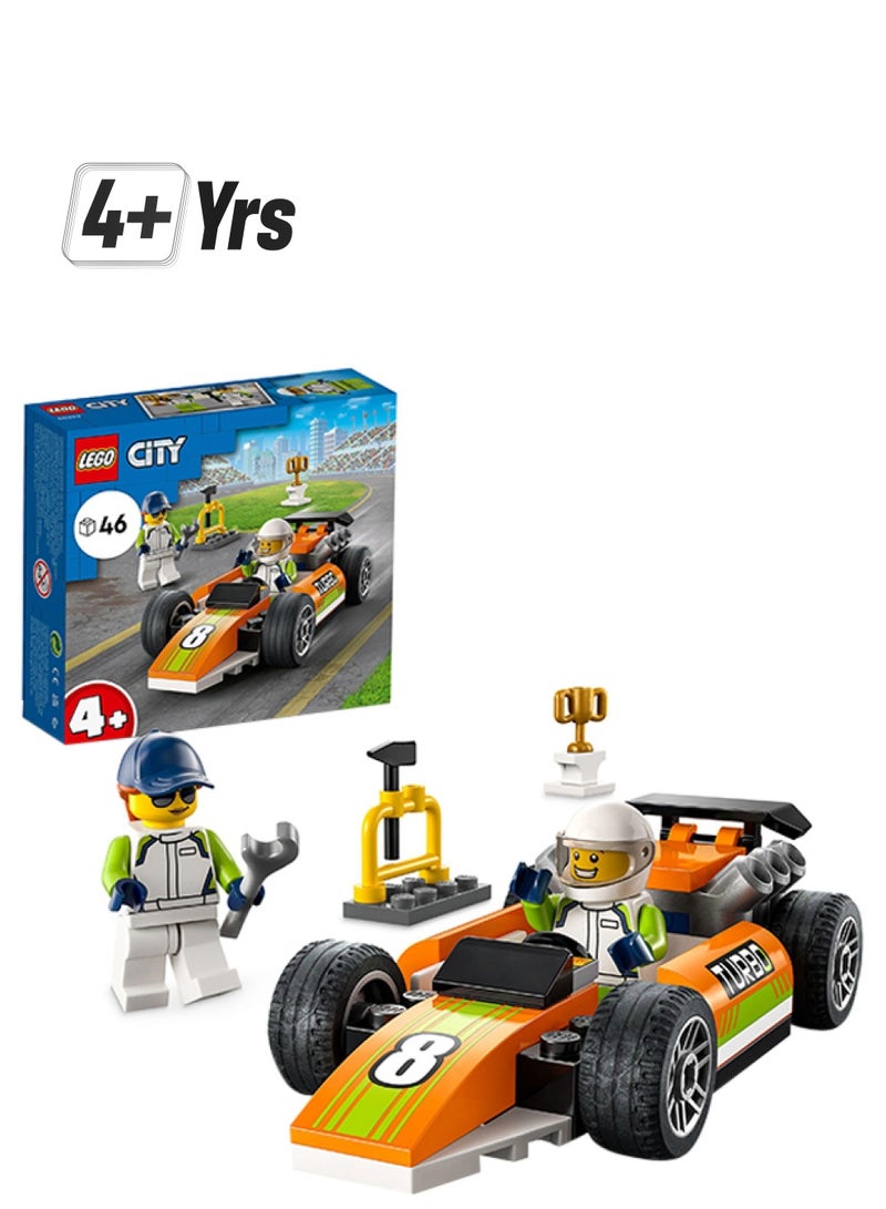 LEGO 60322 City Race Car Building Kit (46 Pieces) 46 4+ Years - Image 1