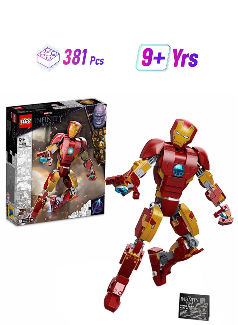 LEGO 76206 Lego - Super Heroes Iron Man Figure 76206 381 9+ Years - Image 1