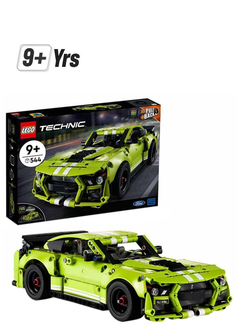 LEGO 6379486 Technic Ford Mustang Shelby Gt50042138 Model Building Kit; Drag Race Toy With Pull-Back Action; Download The Ar App For A Cool Drag Race Ar (Augmented Reality) Experience; For Ages 9+ (544 Pieces) 42138 544 9+ Years - Image 1