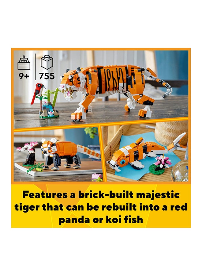 LEGO 6379824 Creator Majestic Tiger 31129 (755) Pieces 755 9+ Years  - Image 4