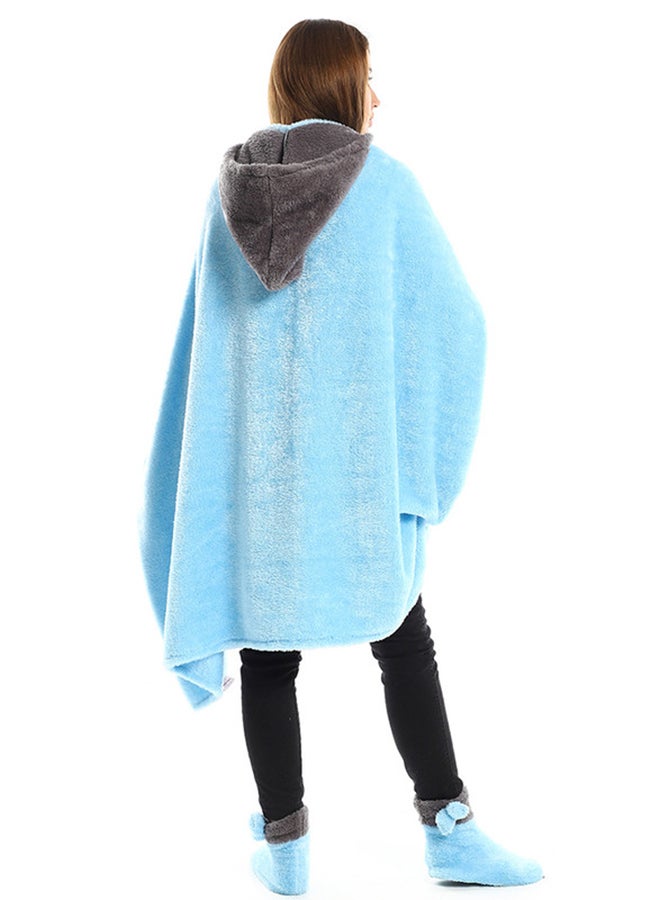 snooze Wearable Blanket Set 3 Pieces Combination Light/Gray 130x110cm  - Image 2