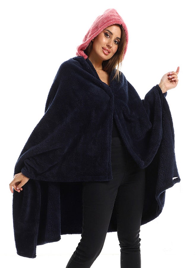 snooze Wearable Blanket Set 2 Pieces Combination Dark Blue/ Kashmir - Image 1