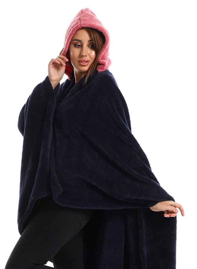 snooze Wearable Blanket Set 2 Pieces Combination Dark Blue/ Kashmir - Image 4