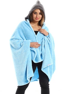 snooze Wearable Blanket Set 2 Pieces Combination Light/Grey 130x110cm  - Image 5