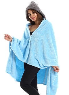 snooze Wearable Blanket Set 2 Pieces Combination Light/Grey 130x110cm  - Image 2